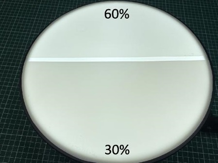 Runde Diffusor LED Filterfolie halbtransparent – Zuschnitt von Folien Fischer Hamburg für Spots und Leuchten