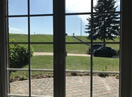 fenster mit sonnenschutzfolien beklebt