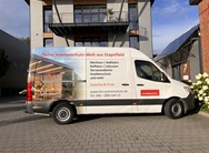 weiser transporter mit digitaldruck und folienbuchstaben