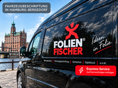 Fahrzeugbeschriftung von Folien Fischer in Hamburg-Bergedorf