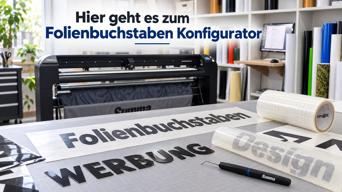 Folienbuchstaben und Folienschriften Folien Fischer