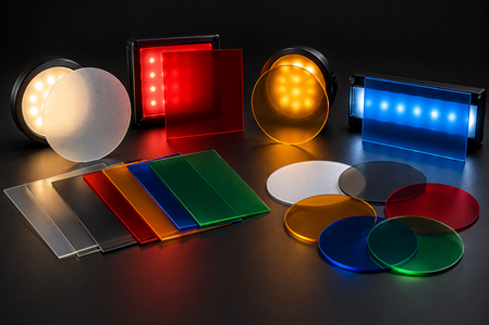 LED Filterfolien nach Maß rund eckig und rechteckig